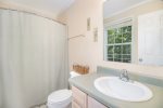 Bathroom 3, en suite with Bedroom 3, shower/tub combination